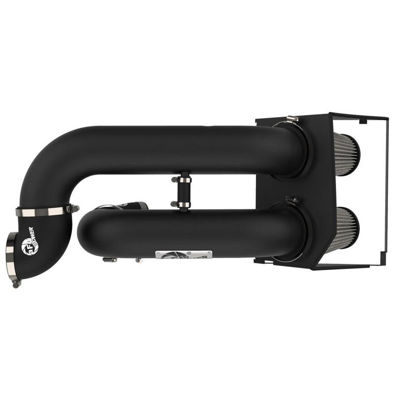 aFe MagnumFORCE 2XP Intake w/3.5in Black Steel Housing Pro DRY S Filter 2017 Ford F-150 V6-3.5L (tt)-SR1 Performance