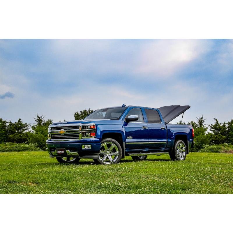UnderCover 19-20 GMC Sierra 1500 (w/ MultiPro TG) 6.5ft Elite Bed Cover - Black Textured