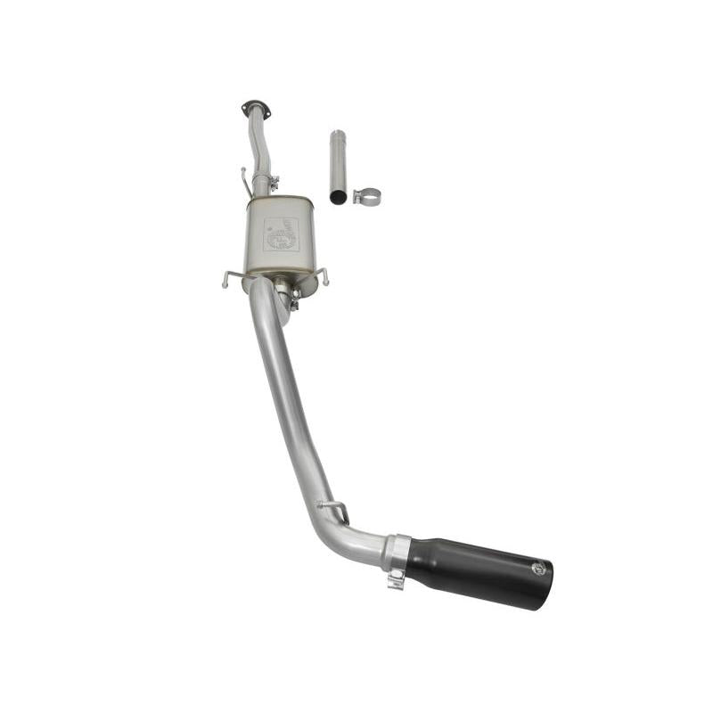 aFe MACHForce XP Cat Back SS Exhausts Black Tips 05-12 Toyota Tacoma L4-2.7L-SR1 Performance