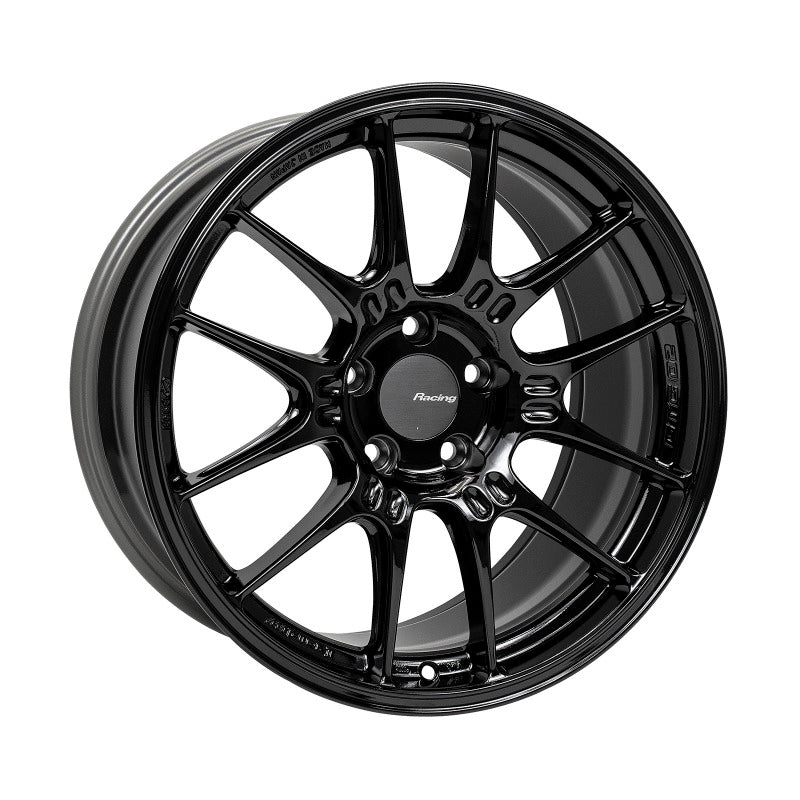 Enkei GTC02 18x9.5 5x114.3 40mm Offset 75mm Bore Gloss Black Wheel-SR1 Performance