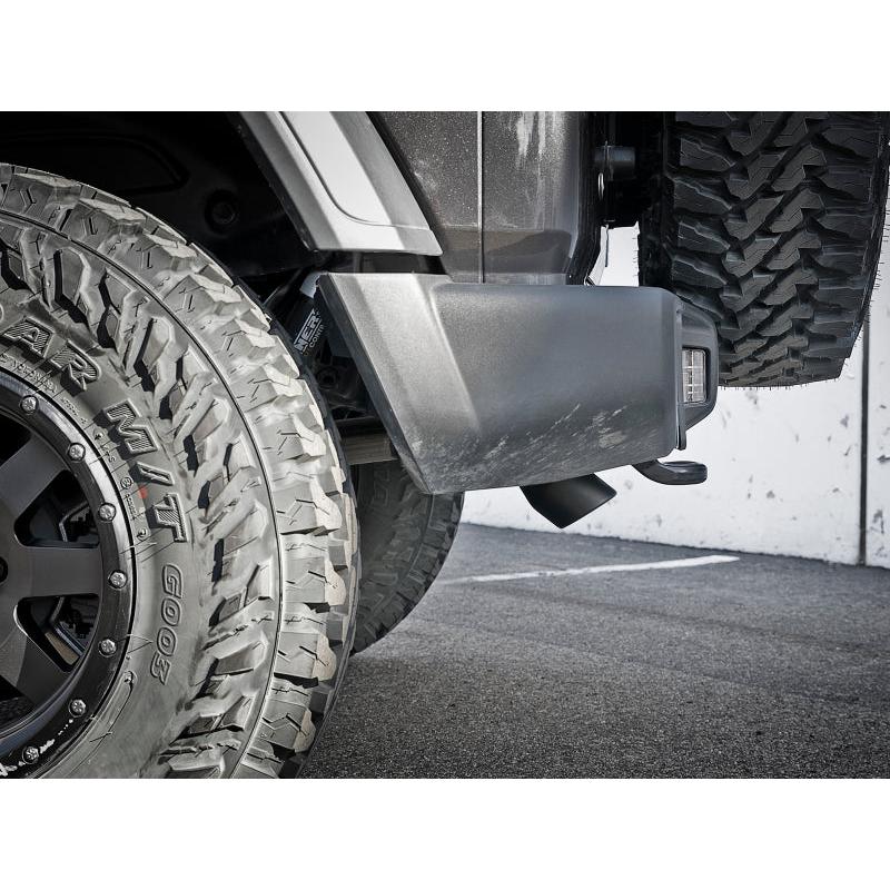 aFe MACH Force-Xp 2.5in 409SS Catback High-Tuck Exhaust 18-21 Jeep (JL) 3.6L 4-Door - Black Tip