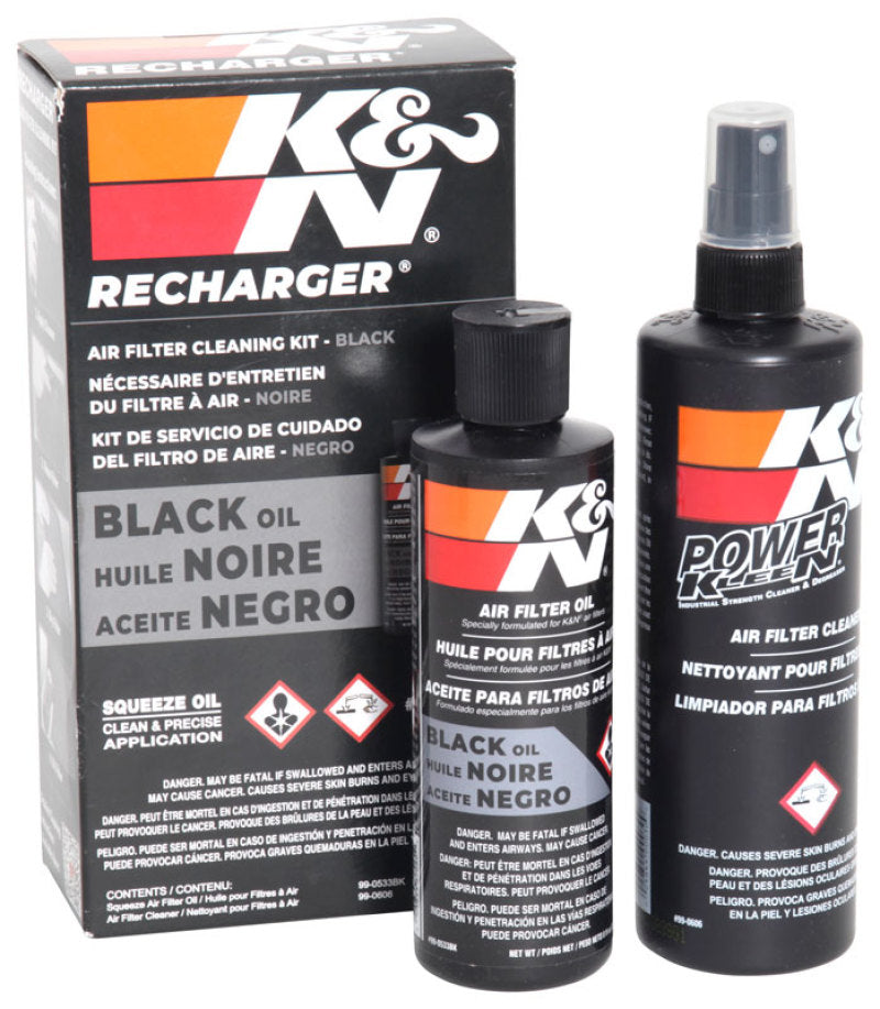 K&N Filter Cleaning Kit - Squeeze Black-SR1 Performance