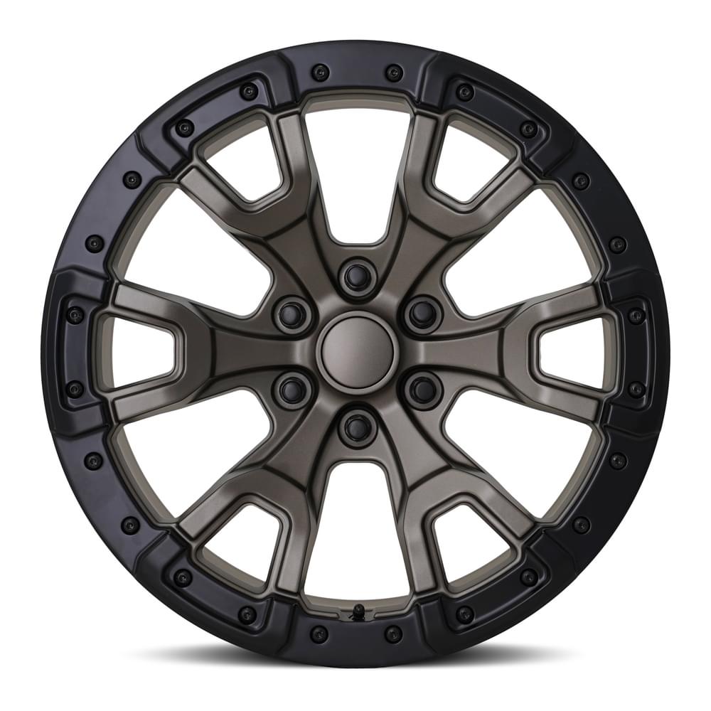 FR 99 – FORD BRONCO RAPTOR REPLICA WHEELS-Satin Bronze/Satin Black Ring 20x9 6x5.5 + 20 HB 93.1