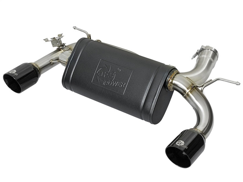 aFe MACHForce XP Exhausts Axle-Back 12-15 BMW 335i 3.0T (SS w/Black Tips)-SR1 Performance