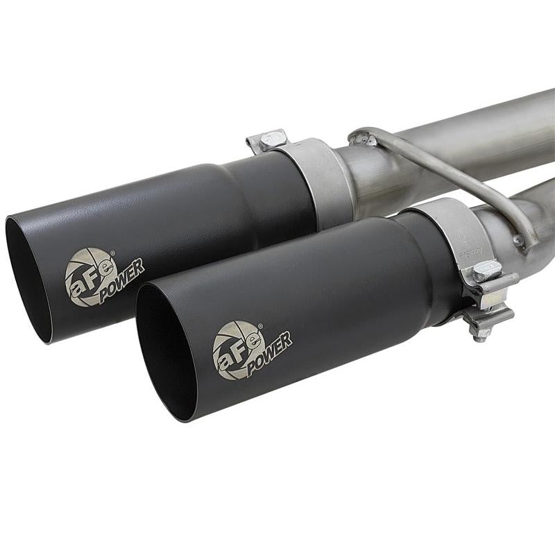 aFe POWER Rebel Series 2-1/2in 409 SS Cat Back Exhaust w/ Black Tips 16-17 Nissan Titan V8 5.6L