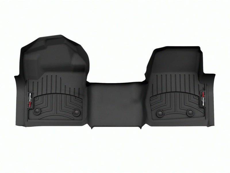 WeatherTech FloorLiner DigitalFit for Ford F-250/F-350 Super Duty 2023-2024, Front Over The Hump, Black, Part #4410351