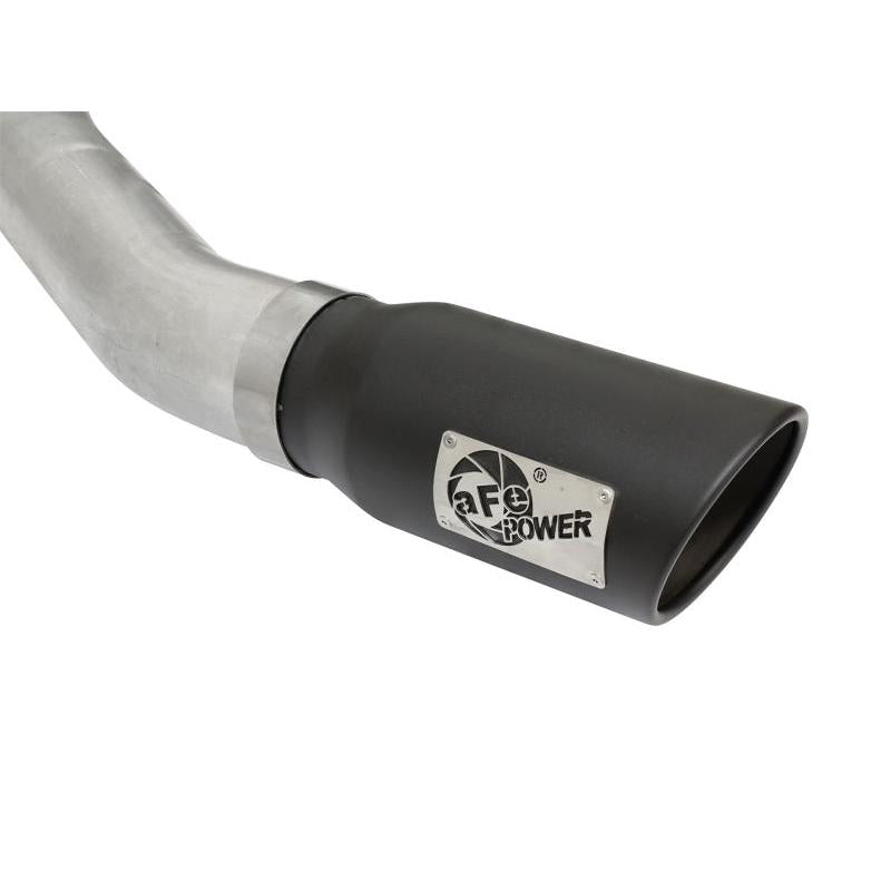 aFe Atlas Exhausts 4in Cat-Back Aluminized Steel Exhaust Sys 2015 Ford F-150 V6 3.5L (tt) Black Tip-SR1 Performance