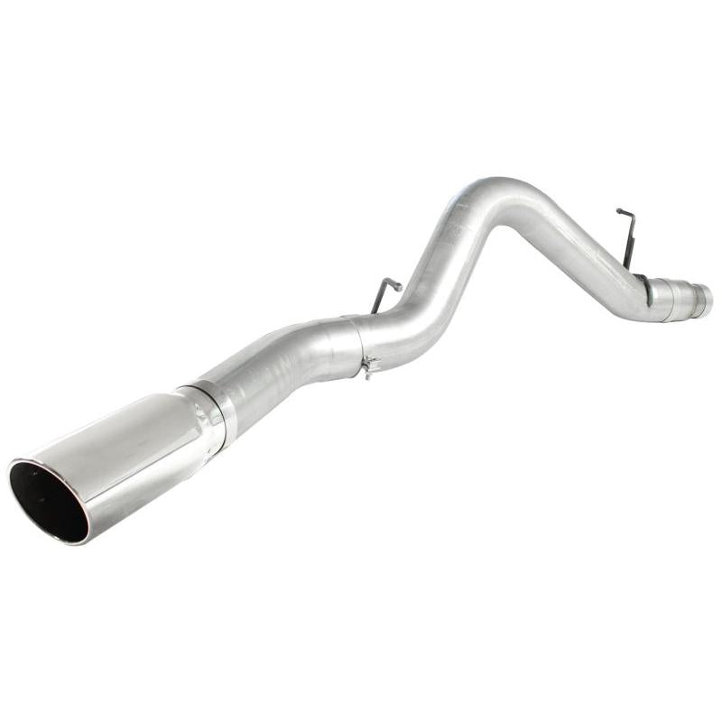 aFe Atlas Exhaust 5in DPF-Back Al Steel 11-13 GM Diesel Trucks V8-6.6L (td) LML (Pol Tip)-SR1 Performance
