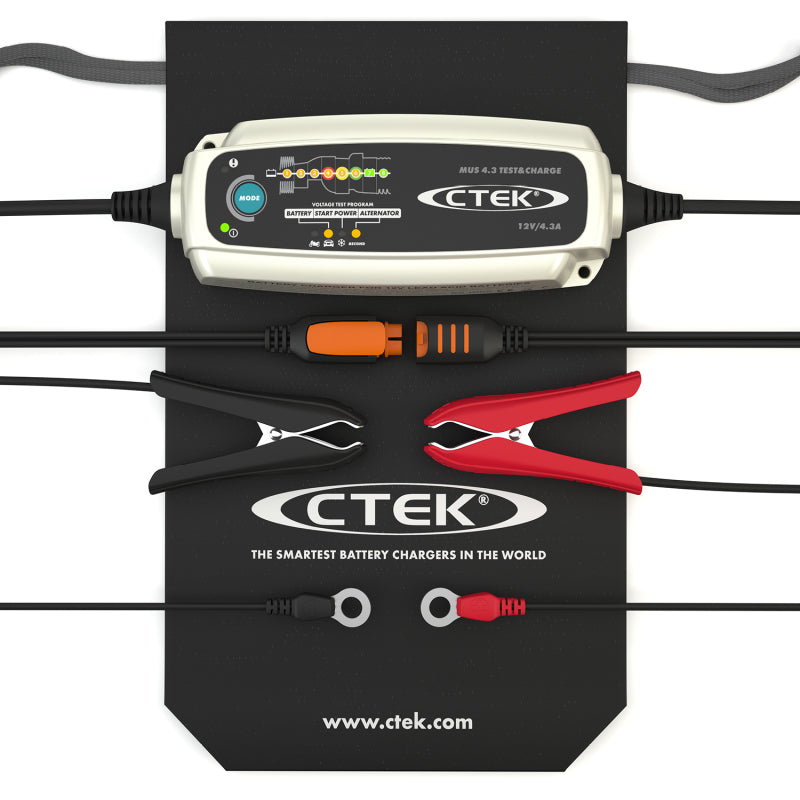 CTEK Battery Charger - MUS 4.3 Test & Charge - 12V-SR1 Performance