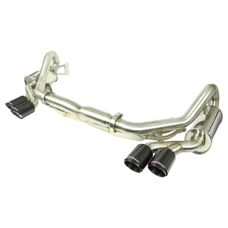 aFe MACHForce XP 12-16 Porsche 911 Carrera H6-3.8L SS-304 Cat-Back Exhaust w/Carbon Fiber Tips-SR1 Performance