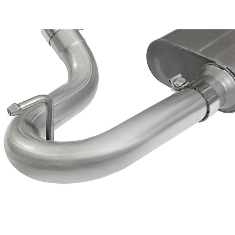 aFe Scorpion 2-1/2in Aluminized Steel Cat Back Exhaust 07-17 Jeep Wrangler V6-3.6/3.8L (4 Dr)-SR1 Performance