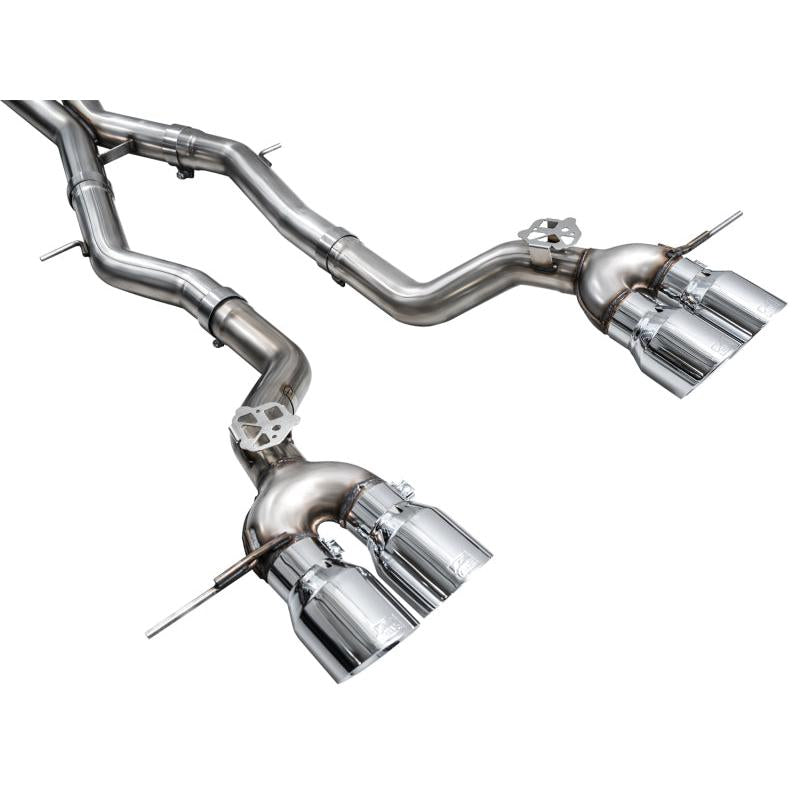 AWE Tuning 23-24 BMW G87 M2 Track Edition Exhaust - Chrome Silver Tips