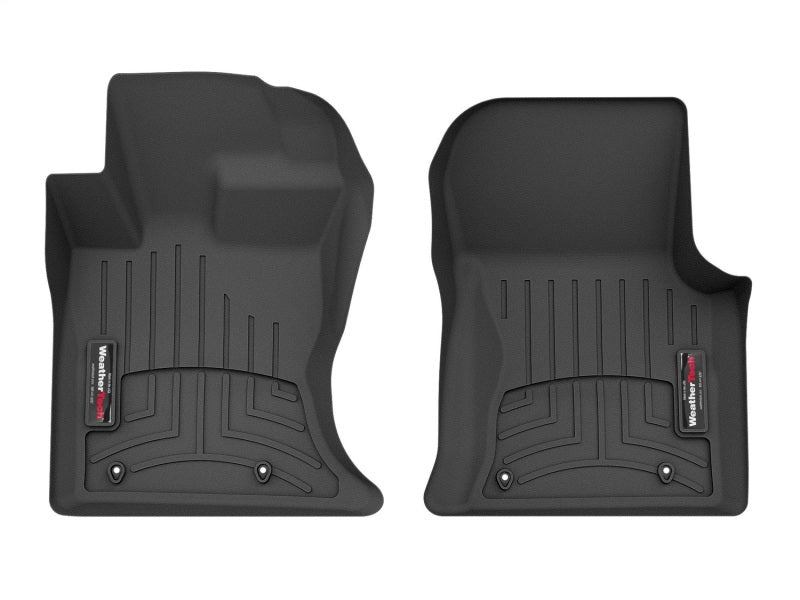 WeatherTech Front FloorLiner DigitalFit for 2017-2018 Jaguar F-Pace in Black, Part #449631