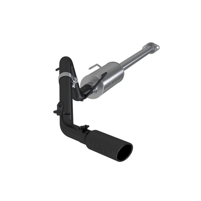 MBRP 09-14 Toyota Tacoma 4.0L EC/CC Cat-Back Single Exit AL - Black-SR1 Performance