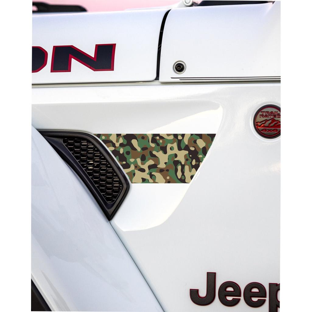 Fender Vent Decal Set | Camo - fits Wrangler JL & Gladiator JT