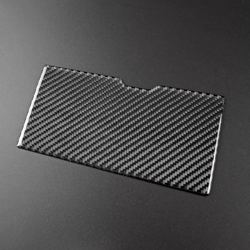 Carbon Fiber Center Console Trim Interior Overlay For Ford Mustang 2010-2014 - carbonaddons Carbon Fiber Parts, Accessories, Upgrades, Mods