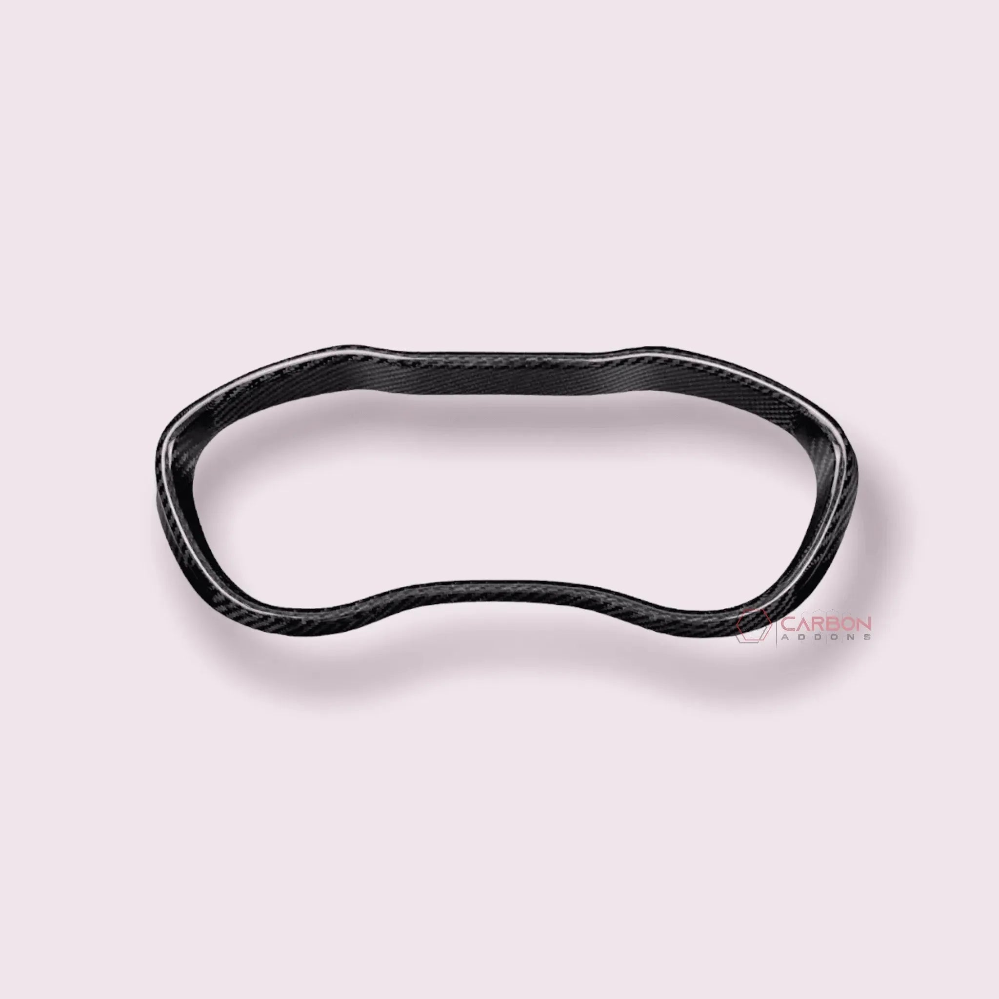 Carbon Fiber Gauge Cluster Trim Cover For 2015-2023 Dodge Challenger - carbonaddons Carbon Fiber Parts, Accessories, Upgrades, Mods