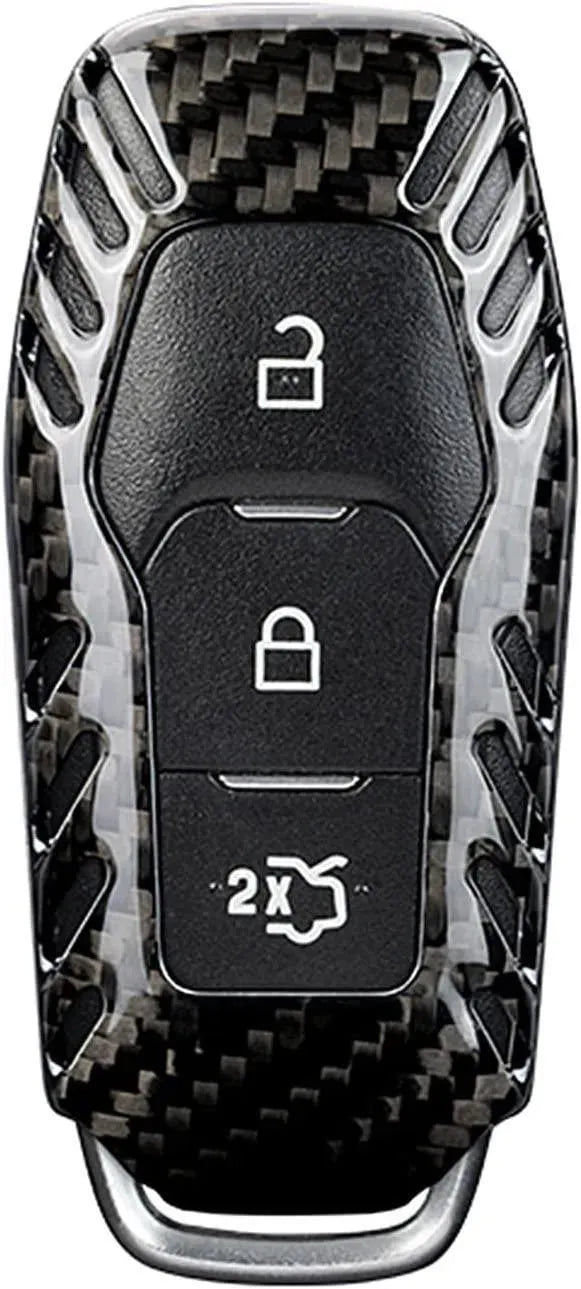 Carbon Fiber Key Fob Cover for 2015-2017 Ford Mustang - carbonaddons Carbon Fiber Parts, Accessories, Upgrades, Mods