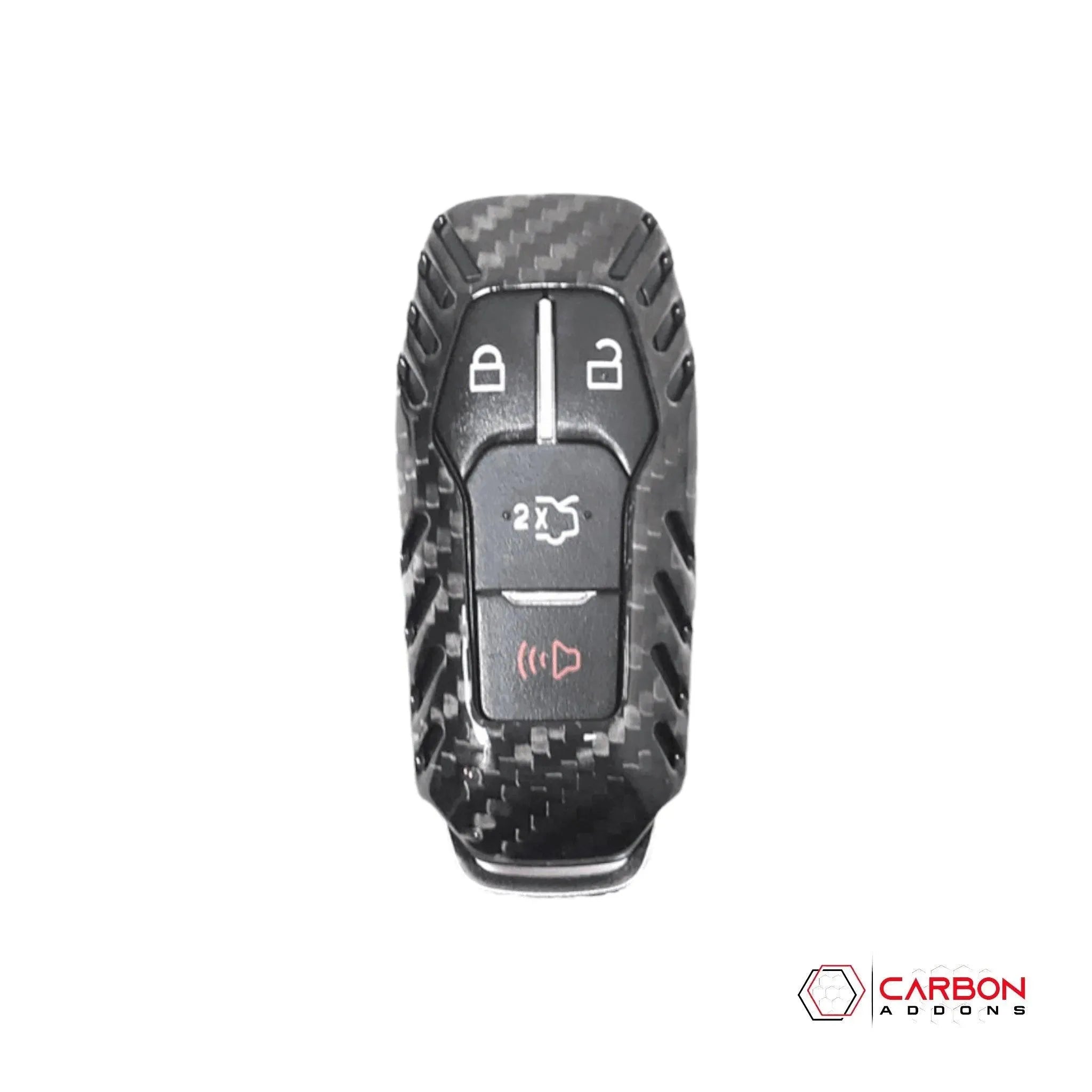 Carbon Fiber Key Fob Cover for 2015-2017 Ford Mustang - carbonaddons Carbon Fiber Parts, Accessories, Upgrades, Mods