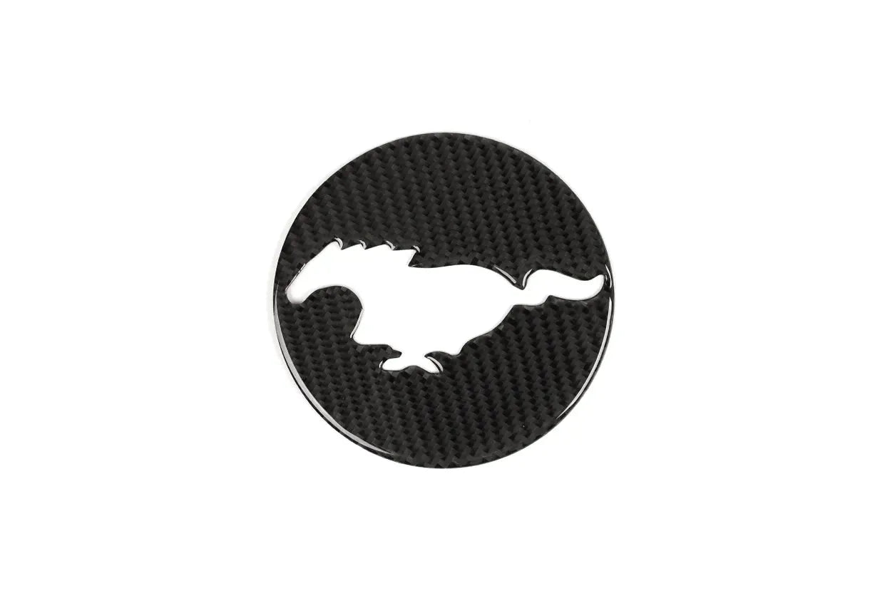 Carbon Fiber Rear Trunk Logo Emblem Overlay For Ford Mustang 2015-2019 - carbonaddons Carbon Fiber Parts, Accessories, Upgrades, Mods