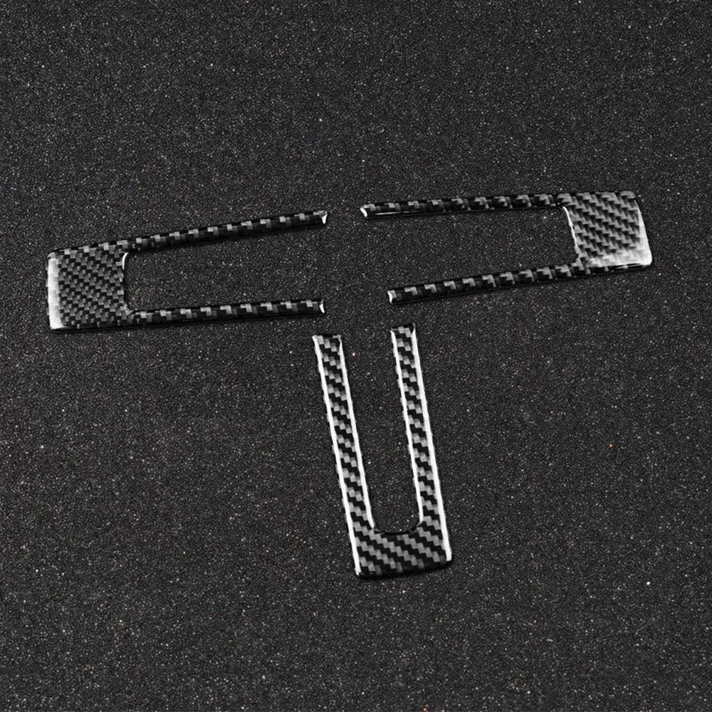 Carbon Fiber Steering Wheel Trim Interior Overlay For Ford Mustang 2010-2014 - carbonaddons Carbon Fiber Parts, Accessories, Upgrades, Mods