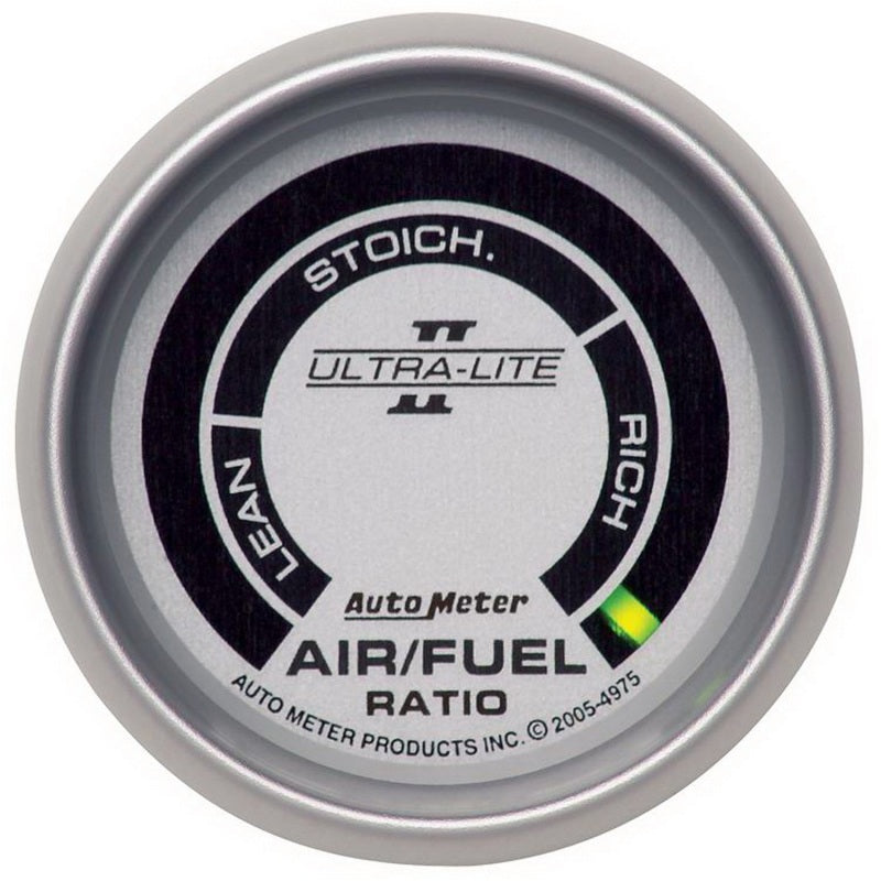 Autometer Ultra-Lite II 2 1/16in Air/Fuel Ratio-Narrowband Lean-Rich LED Array Gauge-SR1 Performance