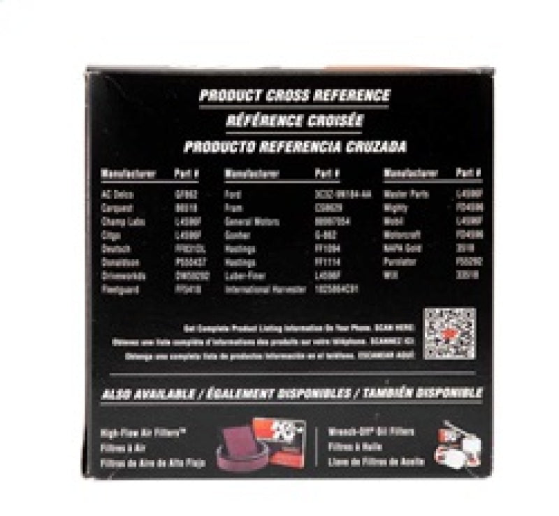 K&N Ford Diesel Truck Fuel Filter-SR1 Performance