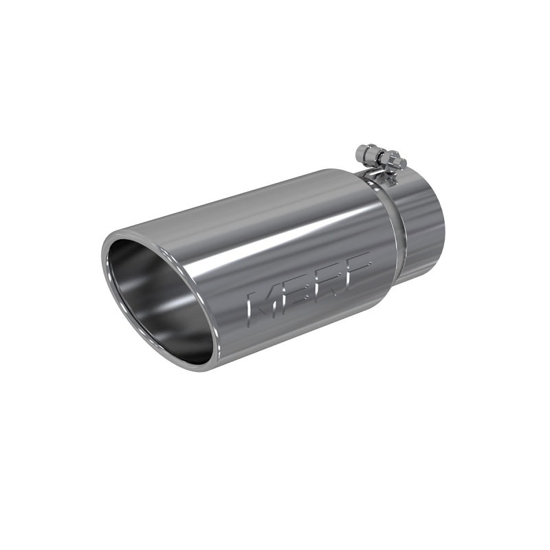 MBRP Universal Tip 5 O.D. Angled Rolled End 4 inlet 12 length-SR1 Performance