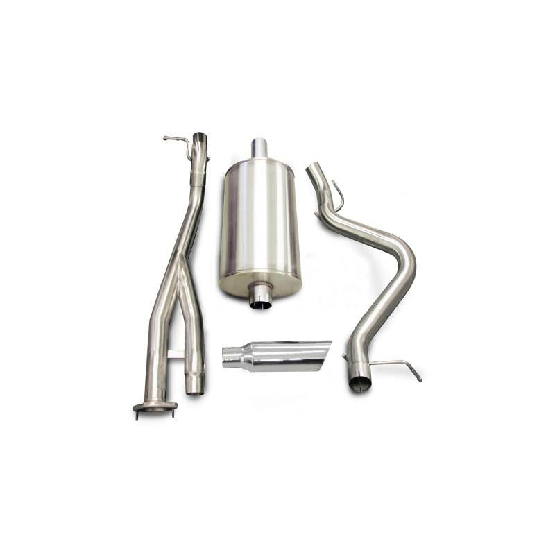 Corsa 2003-2007 -06 Chevrolet Silverado Short Bed SS 6.0L V8 Polished Sport Cat-Back Exhaust