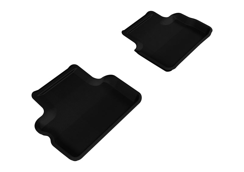 3D MAXpider 2008-2014 Mini Clubman Kagu 2nd Row Floormats - Black-SR1 Performance