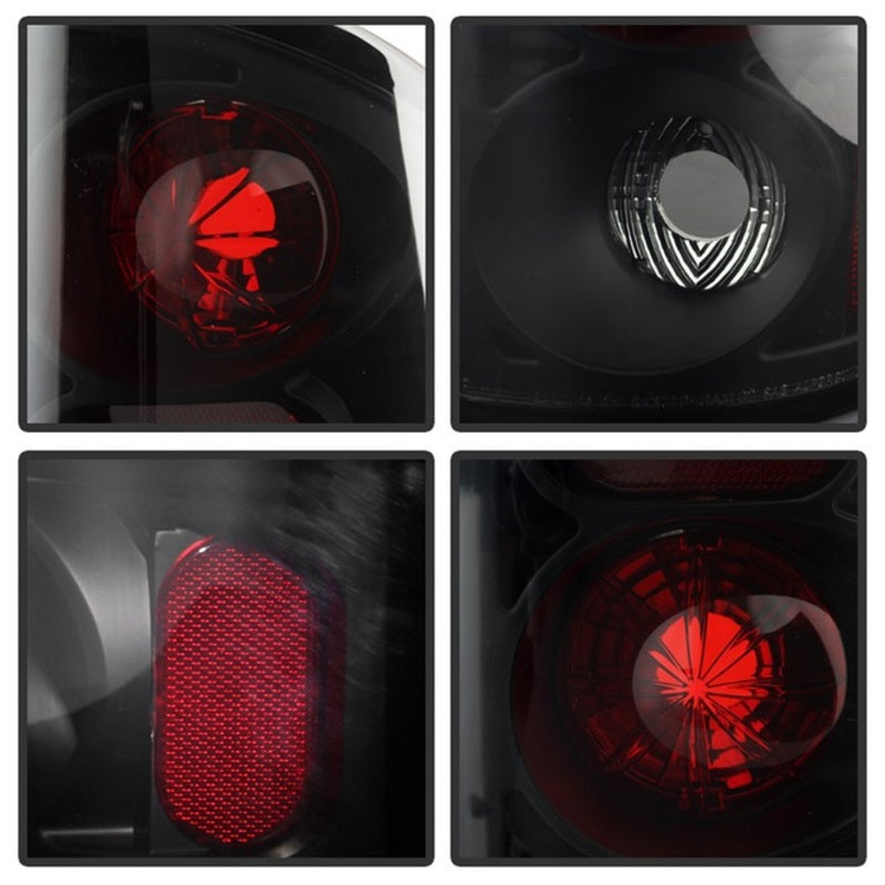 Spyder Dodge Ram 02-06 1500/Ram 2500/3500 03-06 Euro Style Tail Lights Black Smoke ALT-YD-DRAM02-BSM-SR1 Performance