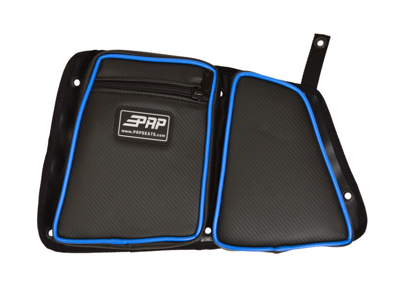 PRP Polaris RZR Rear Door Bag with Knee Pad for Polaris RZR (Driver Side)- Blue