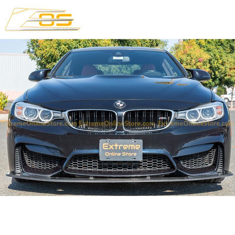 15-Up BMW F82 M4 Carbon Fiber Front Splitter Lip - Extreme Online Store