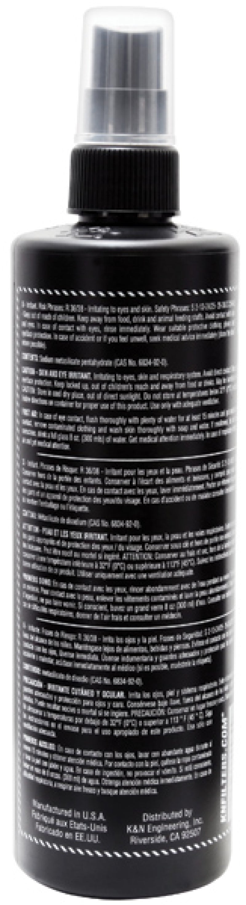 K&N Air Filter Cleaner 12oz Pump Spray-SR1 Performance