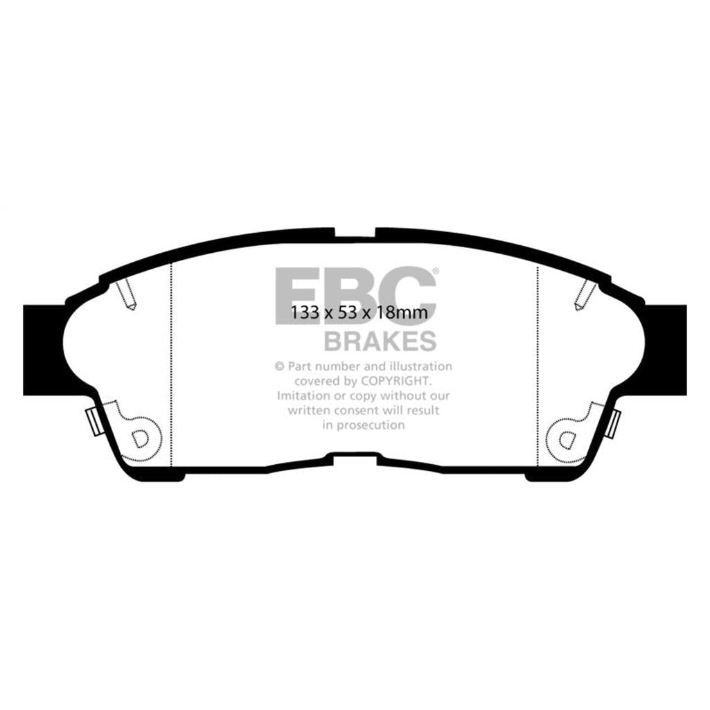 EBC Yellowstuff Front Brake Pads for Toyota Celica & Corolla 1993-1999 – High-Performance Street and Track Use