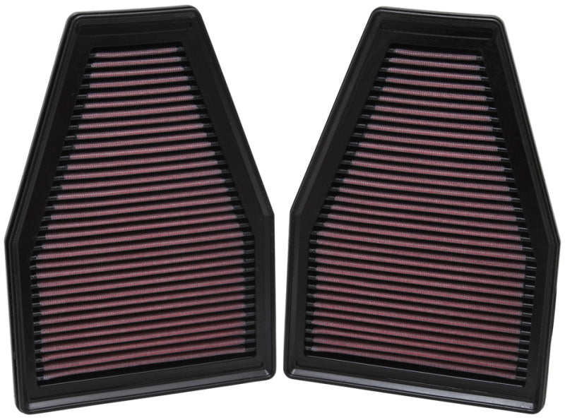 K&N Replacement Air Filter 12-13 Porsche 911 3.4L / 12 911 3.8L / 13 911 3.6L / 13 911 Carrera 3.8L-SR1 Performance