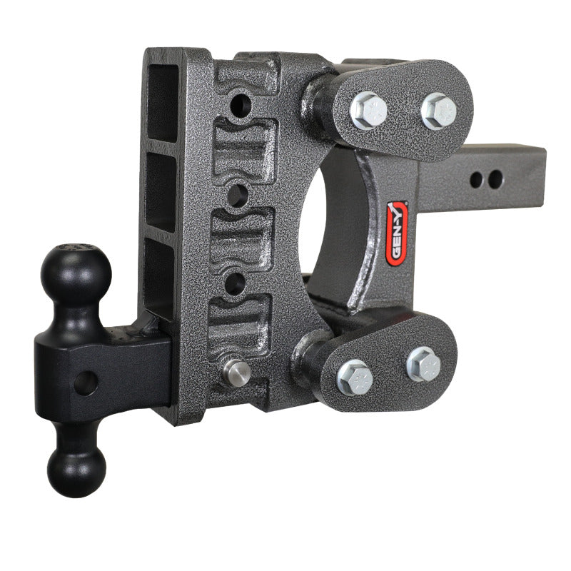 Gen-Y The Boss Torsion-Flex 2.5-inch Shank, 6-inch Drop, 32,000 lb Towing Capacity with Dual-Ball - Part Number GH-2114