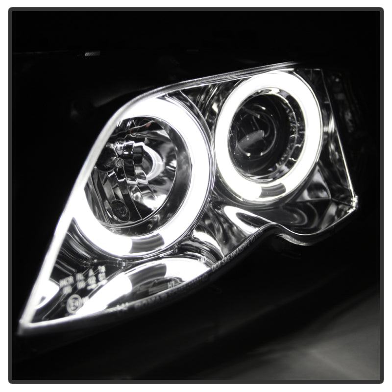 Spyder BMW E46 3-Series 02-05 4DR Projector Headlights 1PC LED Halo Chrm PRO-YD-BMWE4602-4D-AM-C-SR1 Performance
