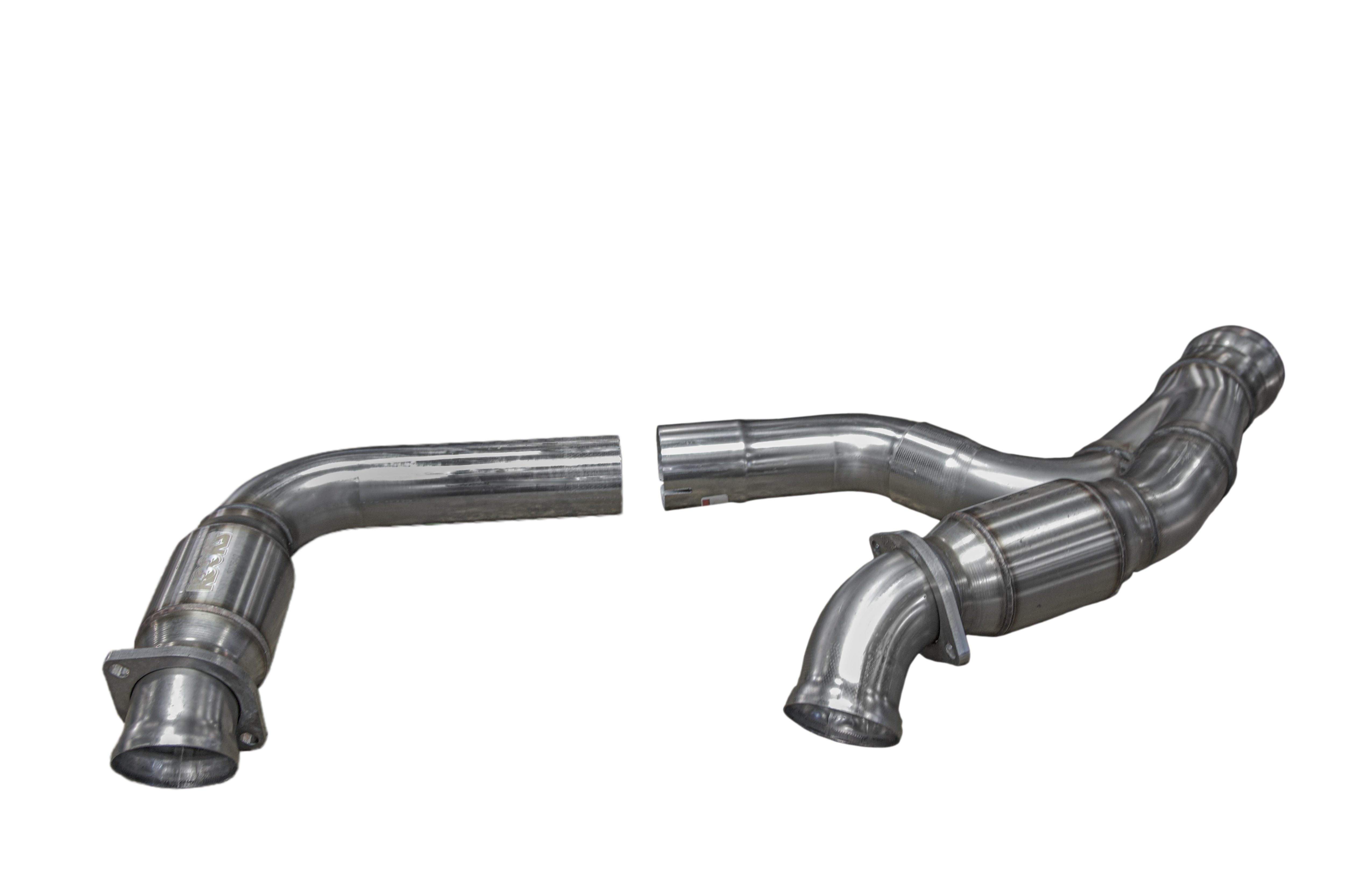 3" Stainless Catted Y-Pipe. 2019-2023 GM 1/2 Ton Truck 6.2L.