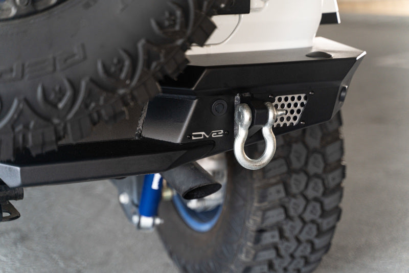 DV8 Offroad 2018 Jeep Wrangler JL MTO Series Rear Bumper with Optional Tire Carrier - Heavy-Duty Off-Road Protection