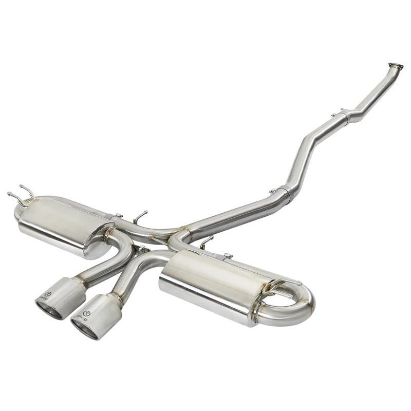 aFe Takeda 3in 304 SS Cat-Back Exhaust System w/ Polished Tips 2017 Honda Civic Si I4 1.5L (t)-SR1 Performance
