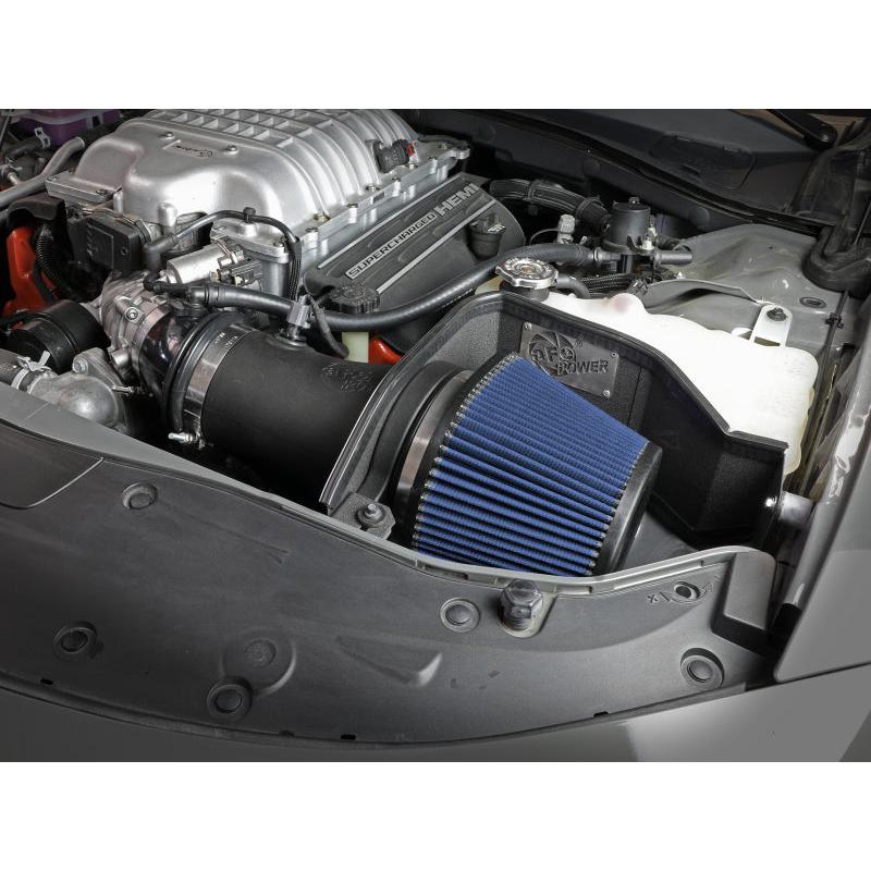 aFe 17-18 Dodge Challenger/Charger Magnum FORCE Stage-2XP Cold Air Intake System w/Pro DRY S- Black-SR1 Performance