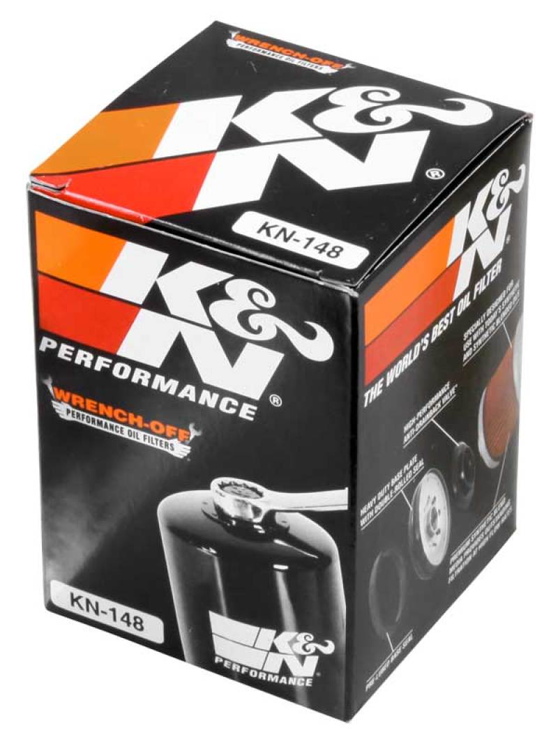 K&N 01-12 Yamaha FJR 1300/1300A/1300AE/1300AS 2.688in OD x 3.813in H Oil Filter-SR1 Performance