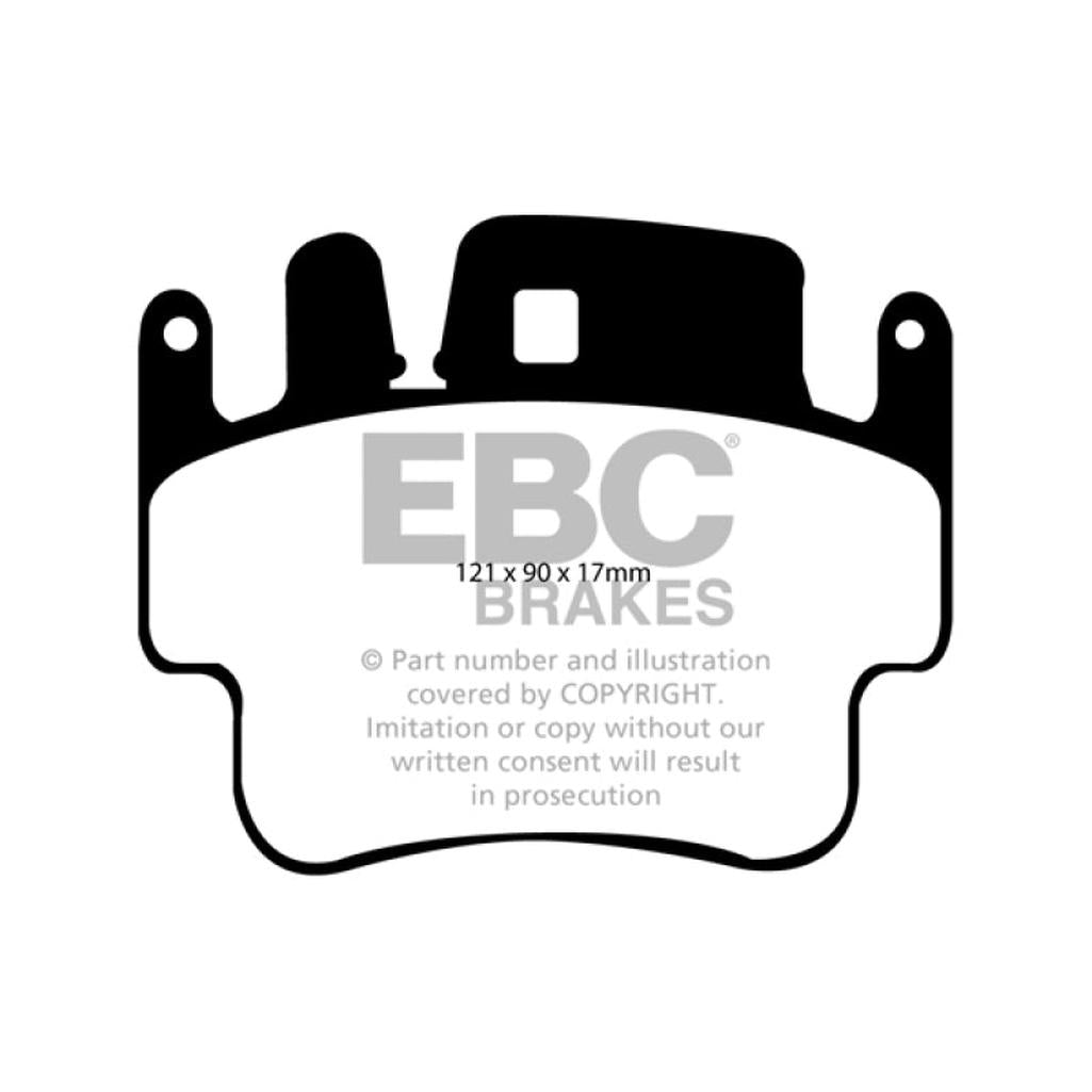 EBC Bluestuff NDX Front Brake Pads for Porsche 911 & Boxster (2000-2005) | Part Number DP51514NDX