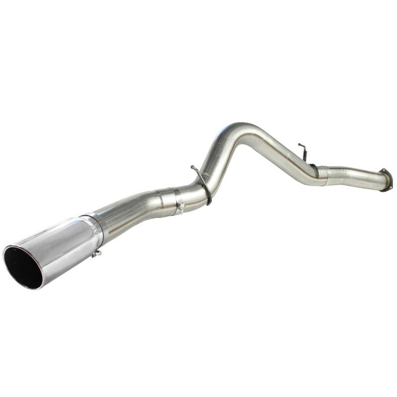 aFe MACHForce XP Exhaust 5in DPF-Polished, GM Diesel Trucks 07.5-10 V8-6.6L 9(td) LMM-SR1 Performance