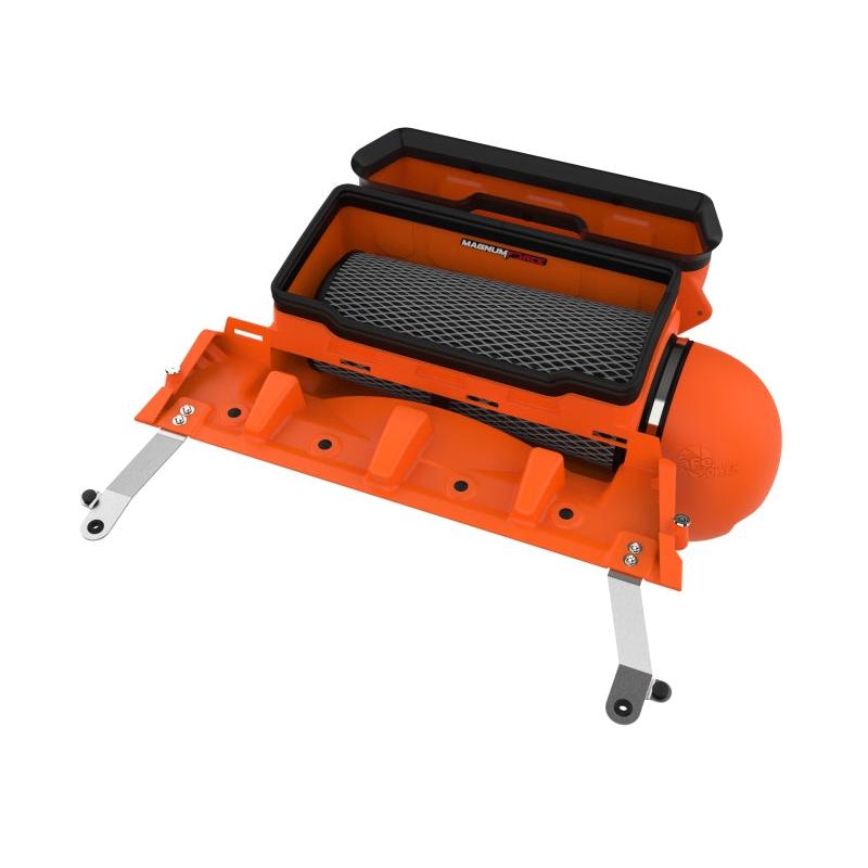 aFe 21-23 RAM 1500 TRX V8-6.2L SC Magnum FORCE Stage2 Orange Edition Cold Air Intake System w/Pro 5R-SR1 Performance