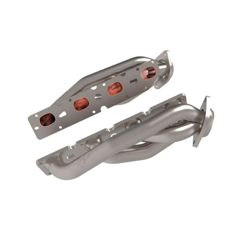 aFe Twisted Steel 11-21 Jeep Grand Cherokee (WK2) 5.7L V8 Headers - Titanium (Ceramic Coated)-SR1 Performance