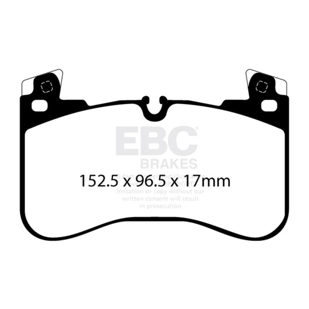 EBC Ultimax Slotted Rotors and Greenstuff Truck/SUV Brake Pads for Land Rover Defender 90