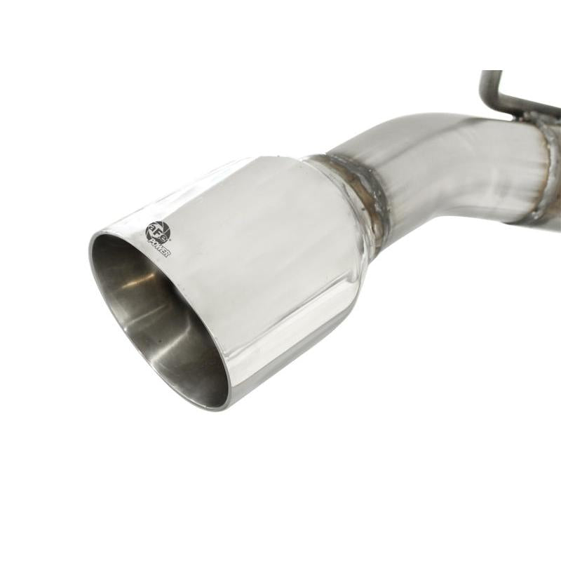 aFe MACHForce XP Exhaust 2.5in Stainless Steel CB/10-13 Chevy Camaro V6-3.6L (td) (polished tip)-SR1 Performance