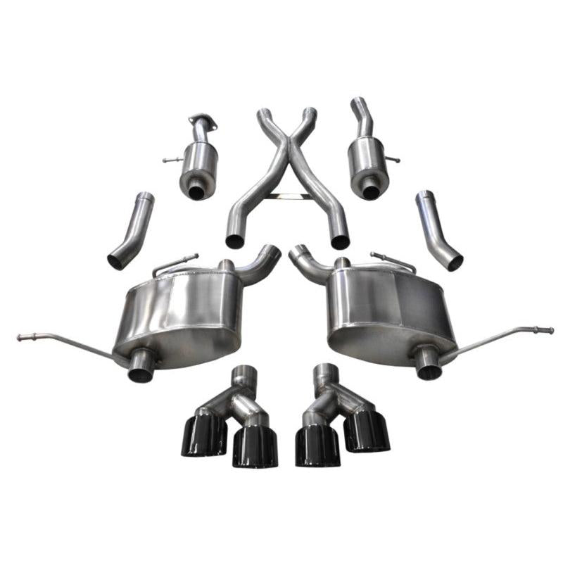 Corsa 2014-2021 Jeep Grand Cherokee 3.6L V6 Black Sport Cat-Back Exhaust-SR1 Performance